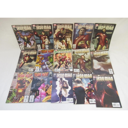 1433 - Marvel comics - large mixed collection of comics to inc. Iron Man, Captain America, She-Hulk, Heroes... 