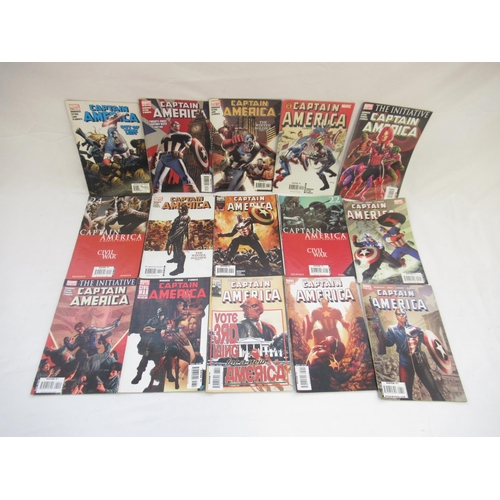 1433 - Marvel comics - large mixed collection of comics to inc. Iron Man, Captain America, She-Hulk, Heroes... 