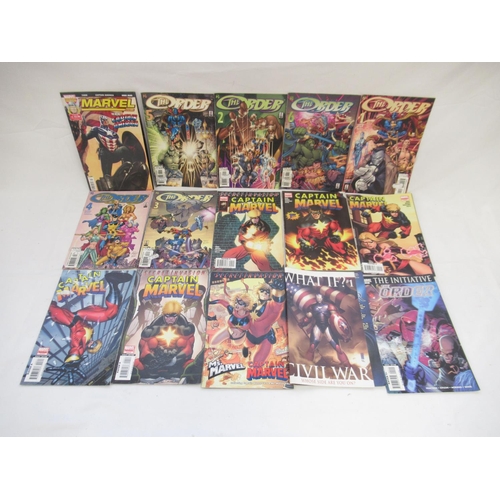 1433 - Marvel comics - large mixed collection of comics to inc. Iron Man, Captain America, She-Hulk, Heroes... 