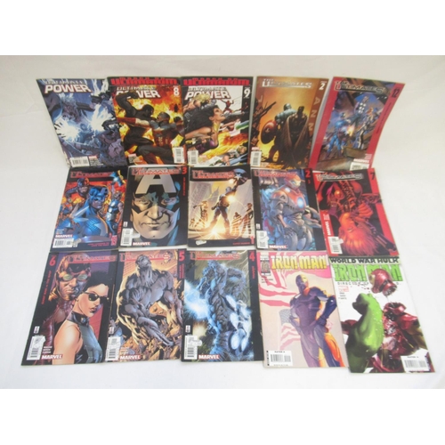 1433 - Marvel comics - large mixed collection of comics to inc. Iron Man, Captain America, She-Hulk, Heroes... 