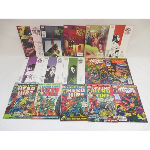 1442 - Marvel comics - mixed collection of Marvel comics ton inc. Luke Cage, Iron Fist, Master of Kung Fu, ... 