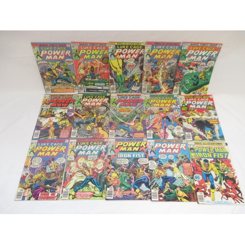 1442 - Marvel comics - mixed collection of Marvel comics ton inc. Luke Cage, Iron Fist, Master of Kung Fu, ... 