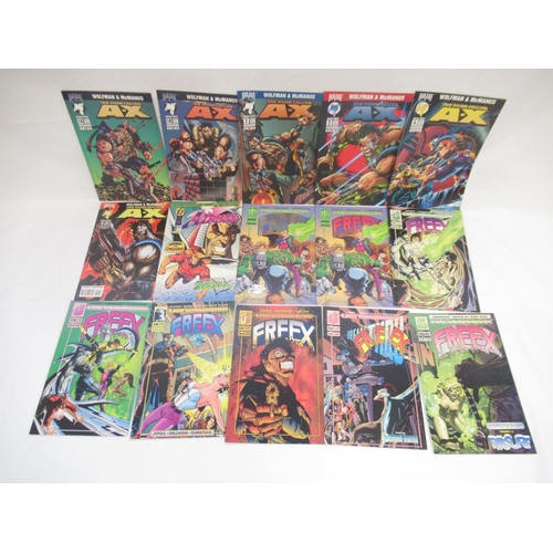 1443 - Malibu comics - mixed collection of Malibu comics to inc. Freex Signed issue #1 with COA from Cataly... 