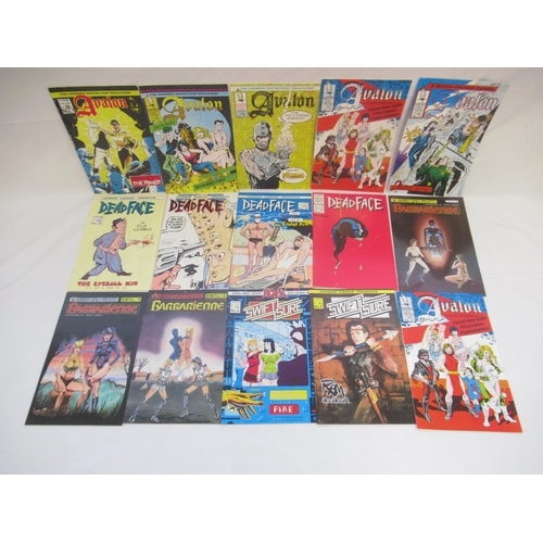 1449 - Mixed collection of comics from Harrier Comics, Valkyrie Press, Armada, Continuity Comics, etc. to i... 