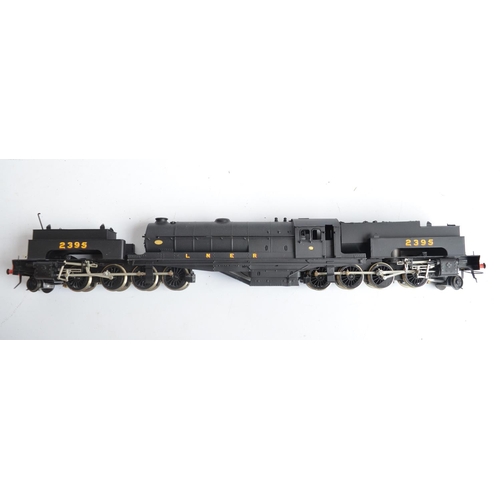 1111 - Collection of metal kit built OO gauge locomotive models and adapted pre-built models including an L... 