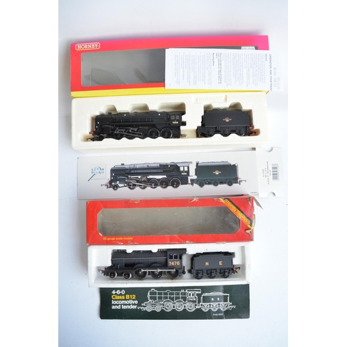 1117 - Four boxed OO gauge electric steam train models from Hornby to include R2398 Super Detail series BR ... 