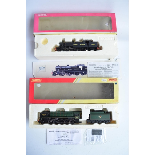 1117 - Four boxed OO gauge electric steam train models from Hornby to include R2398 Super Detail series BR ... 