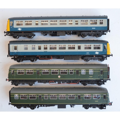 1122 - Two boxed BR Class 101 OO gauge 2 car train packs from Bachmann to include 32-287 blue/grey livery (... 