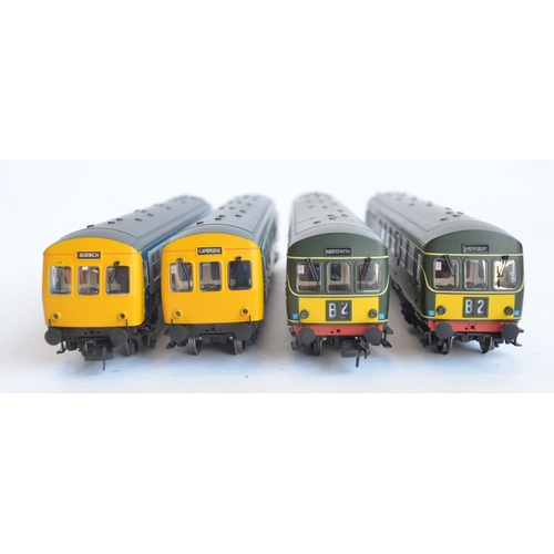 1122 - Two boxed BR Class 101 OO gauge 2 car train packs from Bachmann to include 32-287 blue/grey livery (... 