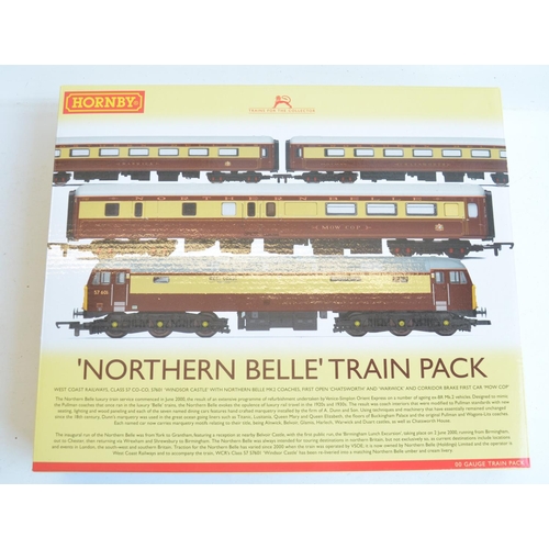 1123 - Hornby OO gauge R3697 Northern Belle train pack with West Coast Railways Class 57 Co-Co 57601 'Winds... 