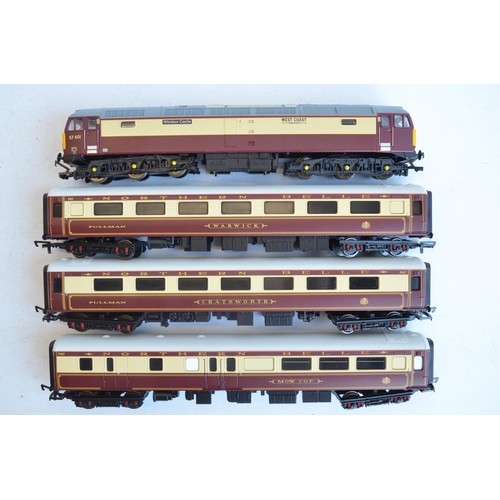 1123 - Hornby OO gauge R3697 Northern Belle train pack with West Coast Railways Class 57 Co-Co 57601 'Winds... 