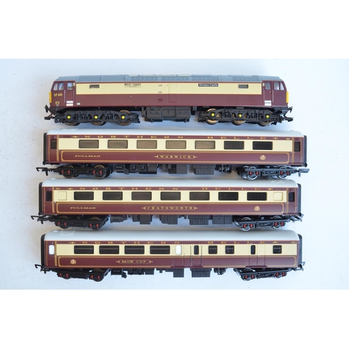 1123 - Hornby OO gauge R3697 Northern Belle train pack with West Coast Railways Class 57 Co-Co 57601 'Winds... 