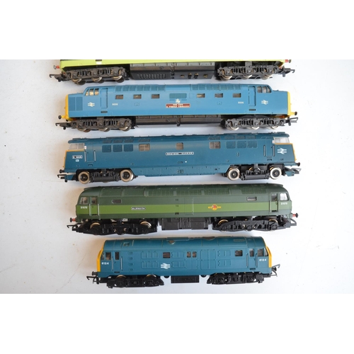 1127 - Eight OO gauge diesel electric locomotive models from Hornby and Lima to include 4 boxed examples, s... 