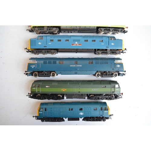 1127 - Eight OO gauge diesel electric locomotive models from Hornby and Lima to include 4 boxed examples, s... 