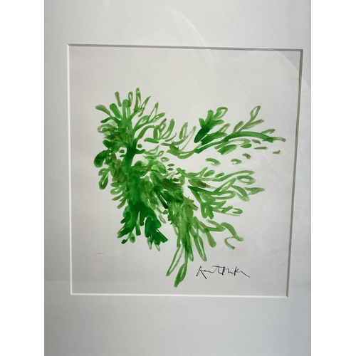 1305 - Sir Quentin Blake CBE RDI HRWS (British b.1932); 'The Green Man' watercolour, signed, 24cm x 21.5cm