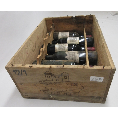 1264 - Chateau Lafite Rothschild, 1970, Pauillac, 6btls in wooden crate