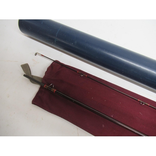 1292 - Hardy 'Sovereign' 91/2ft 2 piece #7/8 Fly Rod in makers own bag and blue metal tube