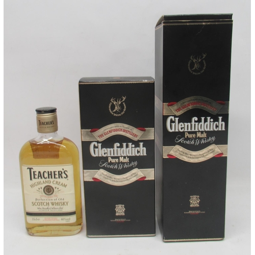 1270 - Glenfiddich Special Old Reserve Pure Malt Scotch Whisky, 40% vol 75cl, another similar, 40% vol 37.5... 