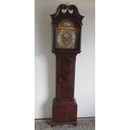 1435 - Thomas Coats Paisley - early 19th century mahogany long case clock, 19in dial signed in the arch, wi... 