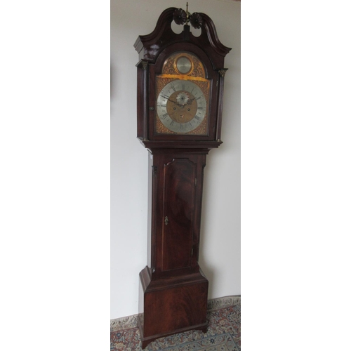 1435 - Thomas Coats Paisley - early 19th century mahogany long case clock, 19in dial signed in the arch, wi... 