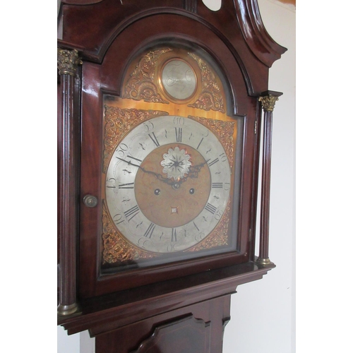 1435 - Thomas Coats Paisley - early 19th century mahogany long case clock, 19in dial signed in the arch, wi... 