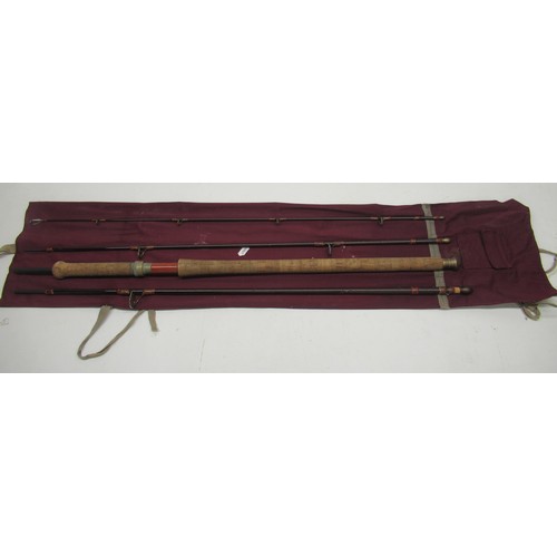 1288 - Hardy Sovereign Spinning 10ft 4 piece rod, lined guides 29