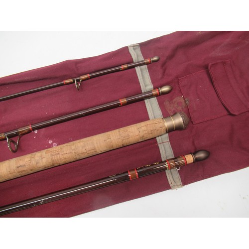 1288 - Hardy Sovereign Spinning 10ft 4 piece rod, lined guides 29