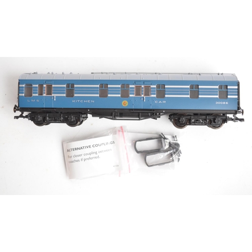 1134 - Eight boxed OO gauge LMS Coronation coaches from Hornby to include R4963A Stainier kitchen car and R... 