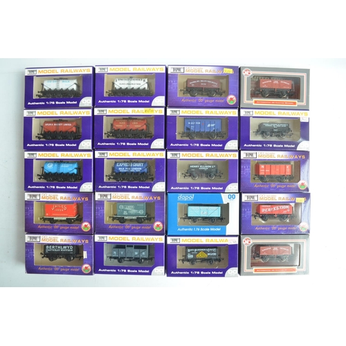 1137 - Twenty boxed OO gauge goods wagons from Dapol, models appear in at least excellent and better little... 