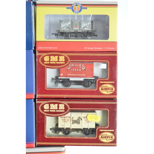 1141 - Collection of boxed OO gauge goods wagons from Bachmann, Airfix and Oxford Rail to include multi-wag... 