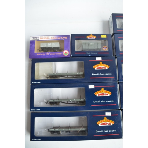 1145 - Twenty boxed OO gauge LMS rolling stock models from Bachmann and Dapol to include 3x Bachmann 33-850... 