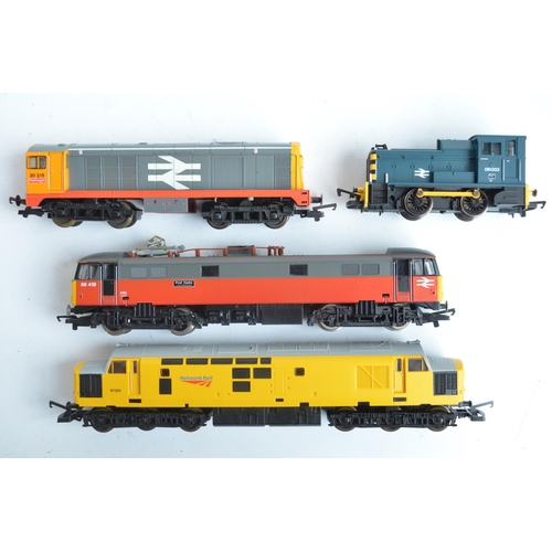 1148 - Seven OO diesel electric locomotive models from Lima and Hornby to include Hornby 0-4-0 BR double ar... 