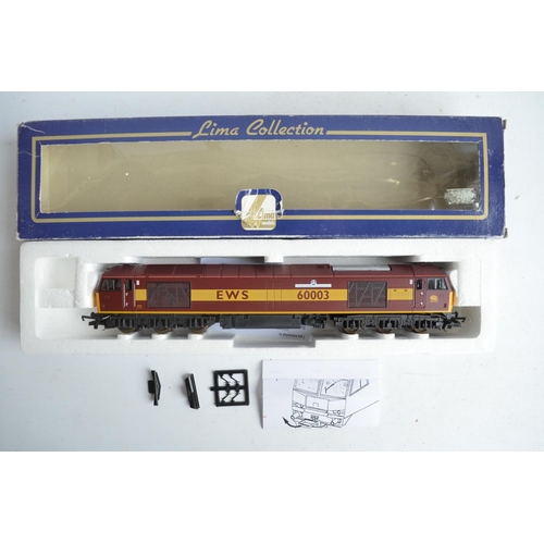 1148 - Seven OO diesel electric locomotive models from Lima and Hornby to include Hornby 0-4-0 BR double ar... 