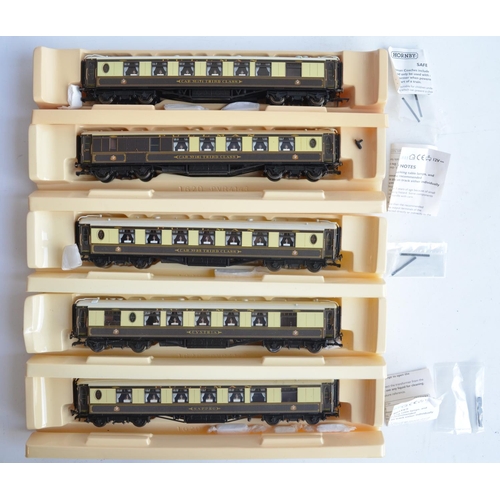 1151 - Collection of previously used OO gauge railway wagons and coaches to include 5x boxed Super Detail s... 