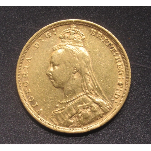 622 - Queen Victoria 1890 Sovereign