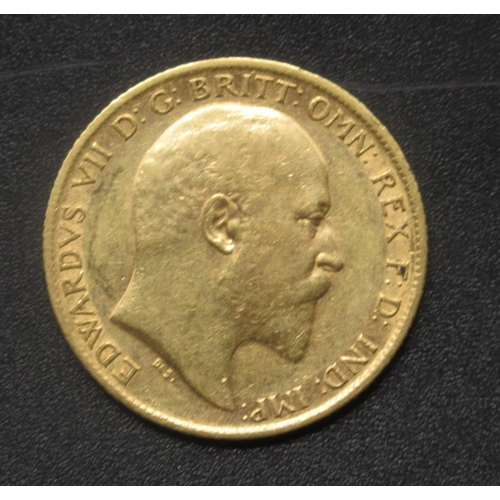 627 - Edward VII 1910 Half-Sovereign