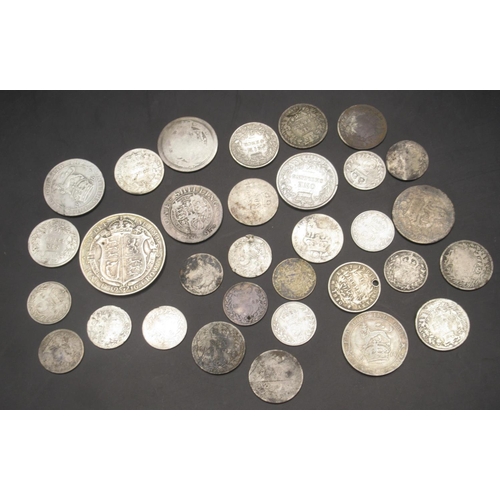 694 - Collection of Pre-1920 GB silver content coins (gross 3.0ozt.)