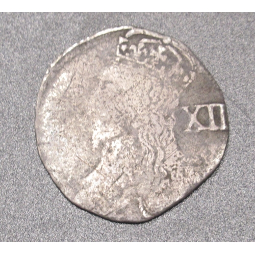 658 - Charles I (1625-1649) shilling, a/f