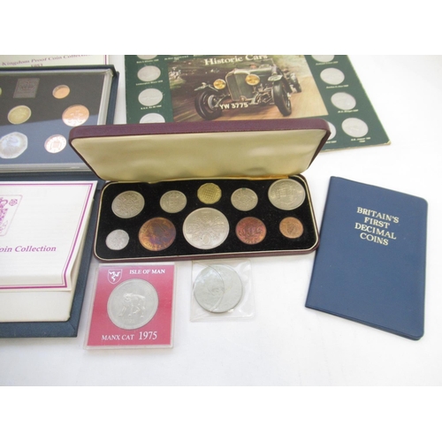 773 - Large mixed collection of British coins and banknotes to inc. 1983 & 84 Royal Mint Proof sets, penni... 