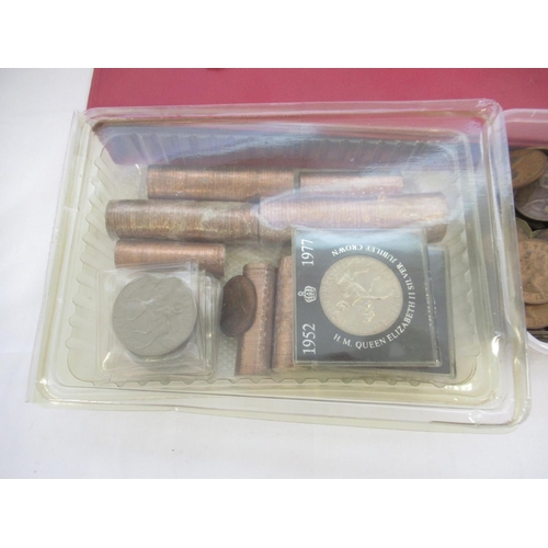 773 - Large mixed collection of British coins and banknotes to inc. 1983 & 84 Royal Mint Proof sets, penni... 