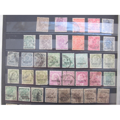 819 - Two albums cont. c19th/c20th India & States, South Africa, Transvaal, etc. stamps