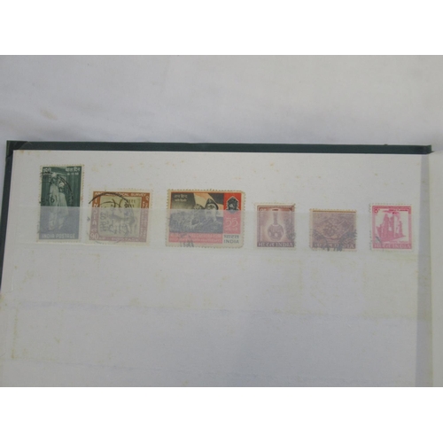 819 - Two albums cont. c19th/c20th India & States, South Africa, Transvaal, etc. stamps