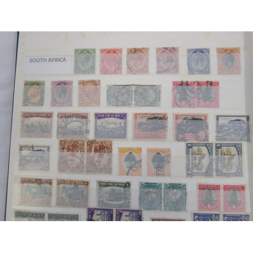 819 - Two albums cont. c19th/c20th India & States, South Africa, Transvaal, etc. stamps