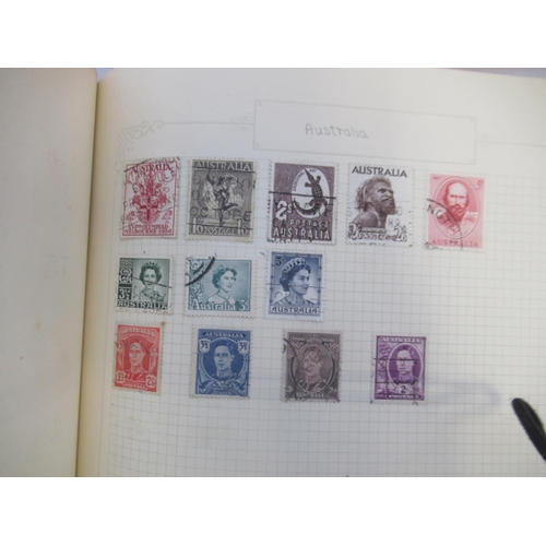 820 - Collection of C19th & C20th stamps in 3 albums and in stamp stock pages, with 2 empty stamp albums