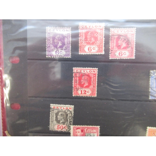 820 - Collection of C19th & C20th stamps in 3 albums and in stamp stock pages, with 2 empty stamp albums