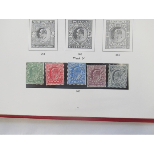 824 - Stanley Gibbons Great Britain and a New Zealand stamp album cont. c19th/20th stamps, both partially ... 