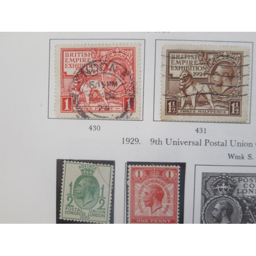 824 - Stanley Gibbons Great Britain and a New Zealand stamp album cont. c19th/20th stamps, both partially ... 