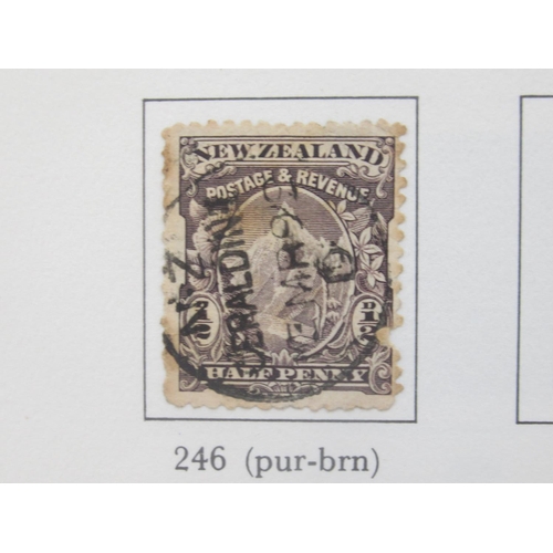 824 - Stanley Gibbons Great Britain and a New Zealand stamp album cont. c19th/20th stamps, both partially ... 