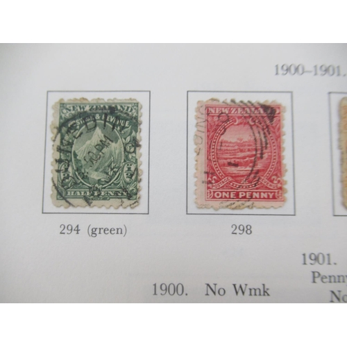 824 - Stanley Gibbons Great Britain and a New Zealand stamp album cont. c19th/20th stamps, both partially ... 