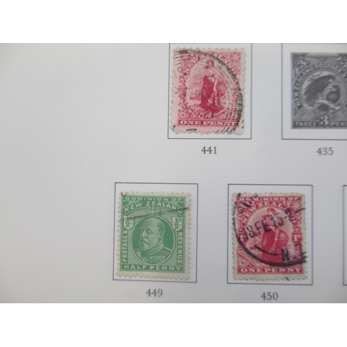 824 - Stanley Gibbons Great Britain and a New Zealand stamp album cont. c19th/20th stamps, both partially ... 